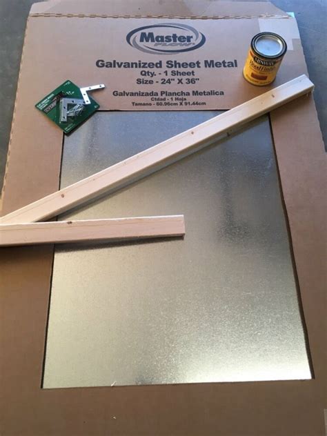 diy magnetic board sheet metal|make your own magnetic board.